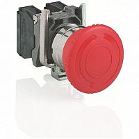Кнопка Harmony 22 мм² IP66, Красный | код. XB4BT845 | Schneider Electric